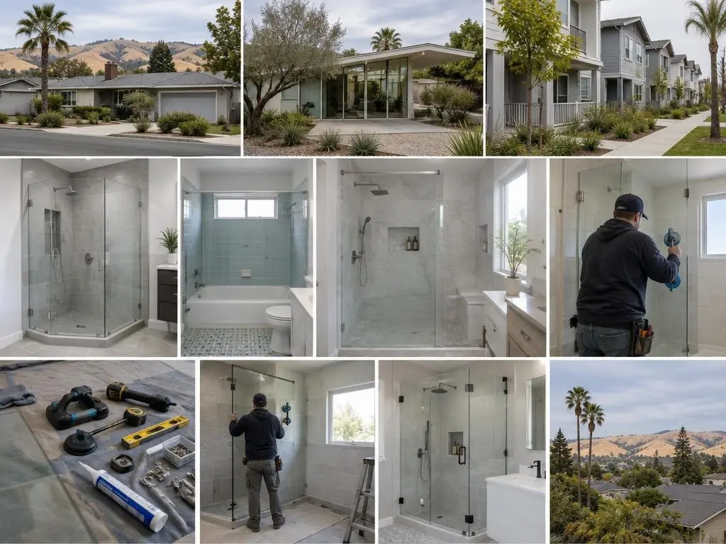 Shower Enclosures & Glass Panels in Santa Clara, CA